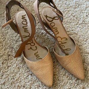 Tan Sam Edelman heels